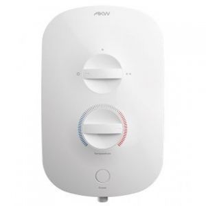 AKW iSure White 9.5kw Non-thermostatic shower with standard kit